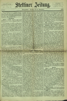 Stettiner Zeitung. 1867, № 445 (24 September) - Morgenblatt