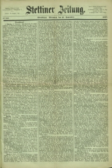 Stettiner Zeitung. 1867, № 448 (25 September) - Abendblatt