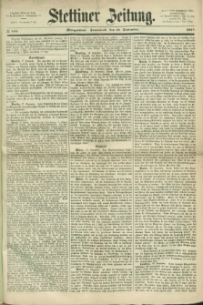 Stettiner Zeitung. 1867, № 453 (28 September) - Morgenblatt