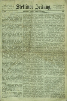 Stettiner Zeitung. 1867, № 456 (30 September) - Abendblatt