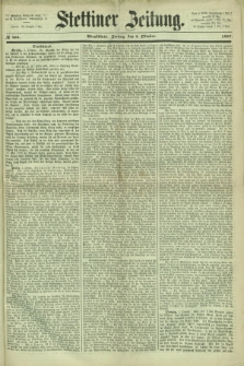 Stettiner Zeitung. 1867, № 464 (4 Oktober) - Abendblatt