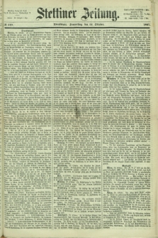 Stettiner Zeitung. 1867, № 510 (31 Oktober) - Abendblatt