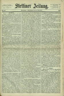 Stettiner Zeitung. 1867, № 562 (30 November) - Abendblatt