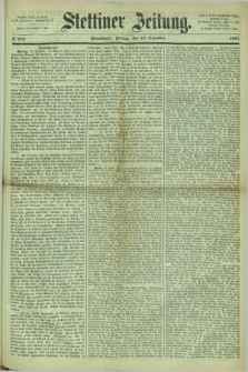 Stettiner Zeitung. 1867, № 584 (13 Dezember) - Abendblatt