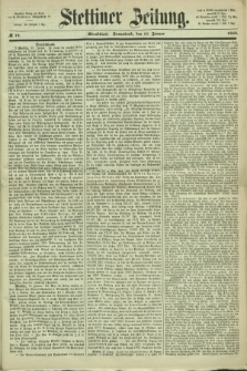 Stettiner Zeitung. 1868, № 18 (11 Januar) - Abendblatt