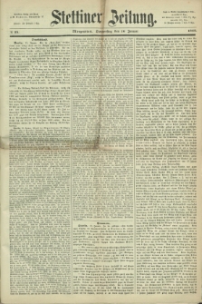 Stettiner Zeitung. 1868, № 25 (16 Januar) - Morgenblatt