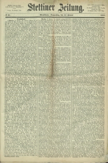 Stettiner Zeitung. 1868, № 26 (16 Januar) - Abendblatt
