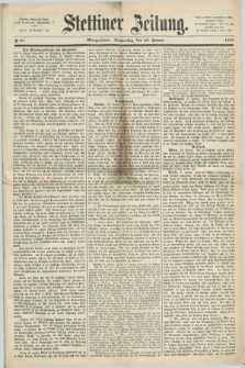 Stettiner Zeitung. 1868, № 37 (23 Januar) - Morgenblatt