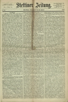 Stettiner Zeitung. 1868, № 42 (25 Januar) - Abendblatt