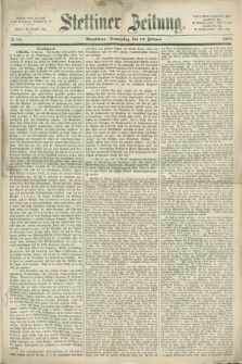 Stettiner Zeitung. 1868, № 74 (13 Februar) - Abendblatt