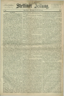 Stettiner Zeitung. 1868, № 84 (10 Februar) - Abendblatt