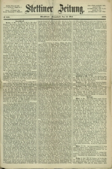 Stettiner Zeitung. 1868, № 228 (16 Mai) - Abendblatt