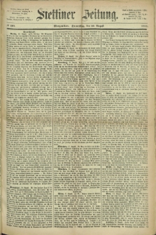 Stettiner Zeitung. 1868, № 387 (20 August) - Morgenblatt