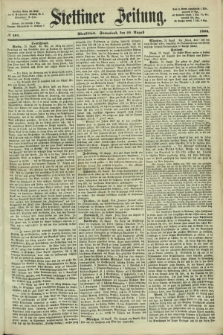 Stettiner Zeitung. 1868, № 404 (29 August) - Abendblatt