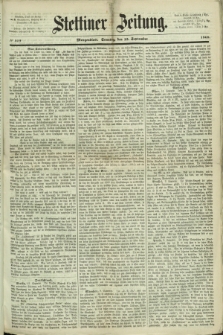 Stettiner Zeitung. 1868, № 429 (13 September) - Morgenblatt