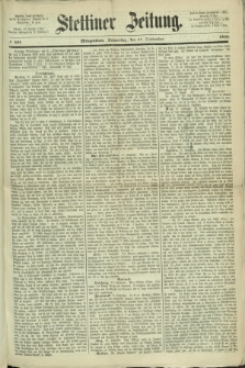 Stettiner Zeitung. 1868, № 435 (17 September) - Morgenblatt
