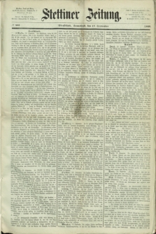Stettiner Zeitung. 1868, № 440 (19 September) - Abendblatt