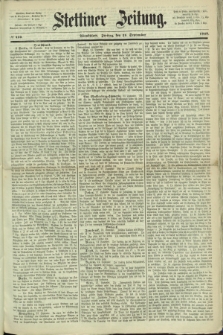 Stettiner Zeitung. 1868, № 450 (25 September) - Abendblatt