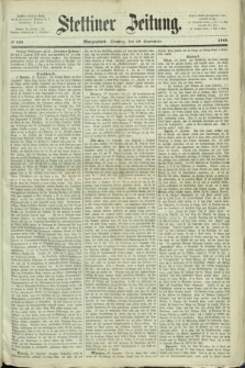 Stettiner Zeitung. 1868, № 455 (29 September) - Morgenblatt