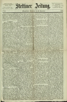 Stettiner Zeitung. 1868, № 457 (30 September) - Morgenblatt