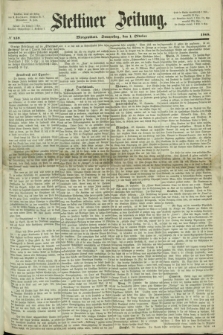 Stettiner Zeitung. 1868, № 459 (1 Oktober) - Morgenblatt