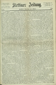 Stettiner Zeitung. 1868, № 472 (8 Oktober) - Abendblatt