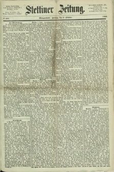 Stettiner Zeitung. 1868, № 473 (9 Oktober) - Morgenblatt