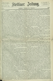 Stettiner Zeitung. 1868, № 518 (4 November) - Abendblatt