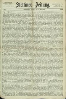 Stettiner Zeitung. 1868, № 527 (10 November) - Morgenblatt + dod.