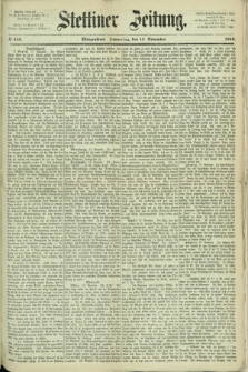 Stettiner Zeitung. 1868, № 543 (19 November) - Morgenblatt