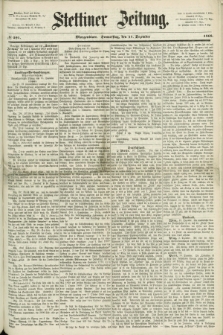 Stettiner Zeitung. 1868, № 591 (17 Dezember) - Morgenblatt
