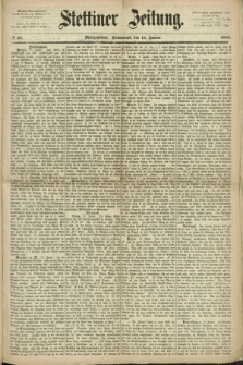 Stettiner Zeitung. 1869, № 25 (16 Januar) - Morgenblatt