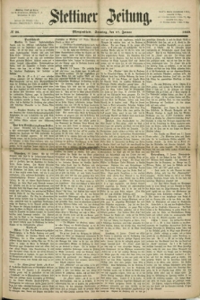 Stettiner Zeitung. 1869, № 26 (17 Januar) - Morgenblatt