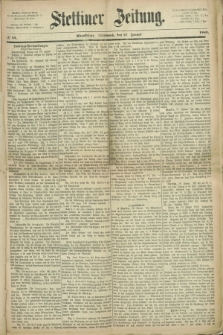 Stettiner Zeitung. 1869, № 44 (27 Januar) - Abendblatt