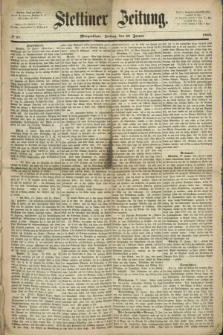 Stettiner Zeitung. 1869, № 47 (29 Januar) - Morgenblatt