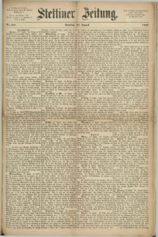 Stettiner Zeitung. 1869, Nr. 347 (22 August)