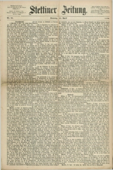 Stettiner Zeitung. 1870, Nr. 95 (24 April) + dod.