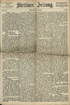Stettiner Zeitung. 1870, Nr. 185 (11 August)