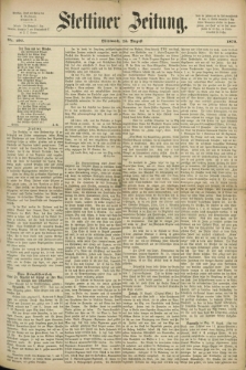 Stettiner Zeitung. 1870, Nr. 196 (23 August)