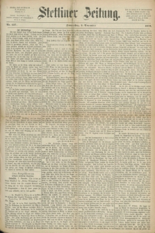 Stettiner Zeitung. 1870, Nr. 257 (3 November)