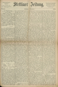 Stettiner Zeitung. 1870, Nr. 261 (8 November)