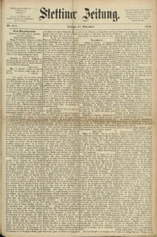 Stettiner Zeitung. 1870, Nr. 278 (27 November) + dod.