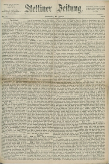 Stettiner Zeitung. 1872, Nr. 14 (18 Januar)