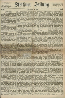 Stettiner Zeitung. 1872, Nr. 84 (11 April)