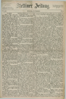 Stettiner Zeitung. 1872, Nr. 213 (12 September)