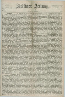 Stettiner Zeitung. 1872, Nr. 214 (13 September)