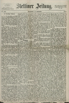 Stettiner Zeitung. 1872, Nr. 215 (14 September)