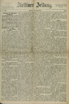 Stettiner Zeitung. 1872, Nr. 222 (22 September)