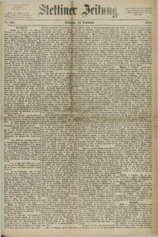 Stettiner Zeitung. 1872, Nr. 224 (25 September)