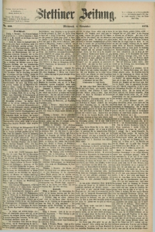 Stettiner Zeitung. 1872, Nr. 260 (6 November)
